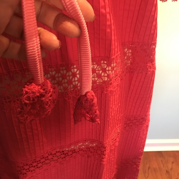 RESERVED Summer Dress 70s Hot Pink - Picture 8 of 8